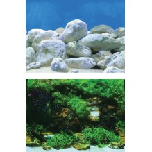 White Stone/Algae & White Rock (72"x24")