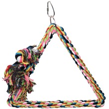 Parrot Toy Triangle Rope Swing 31 x 40cm